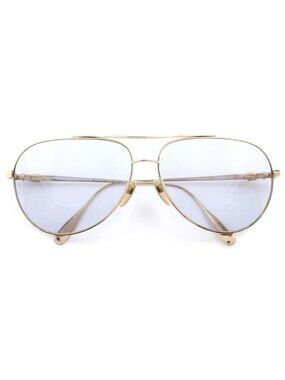 Chrome Hearts Cross Teardrop Color Sunglasses Eyewear Gold